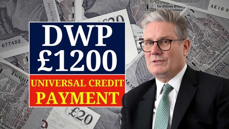 DWP 1200 Universal Credit Payment
